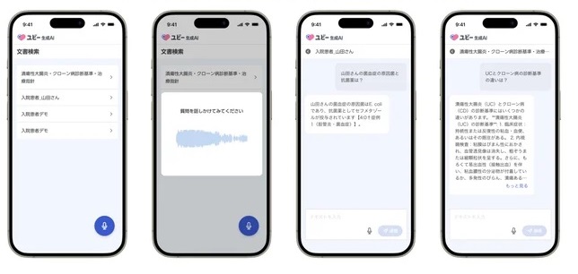 モバイルデバイス活用と音声実行機能のイメージ