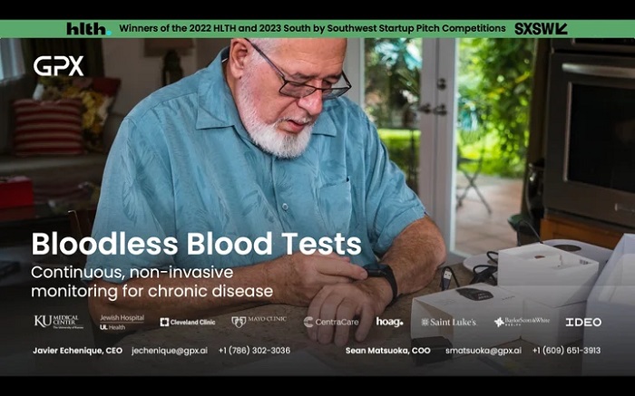 「Bloodless Blood Tests」の利用イメージ