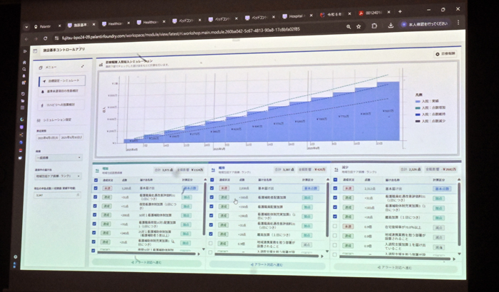 施設基準コントロールアプリケーション