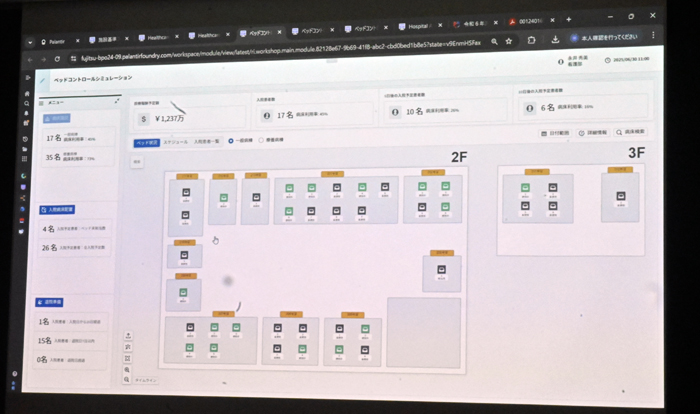 ベッドコントロールアプリケーション