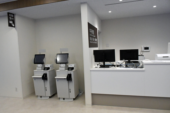 バーコードを使った受付システム