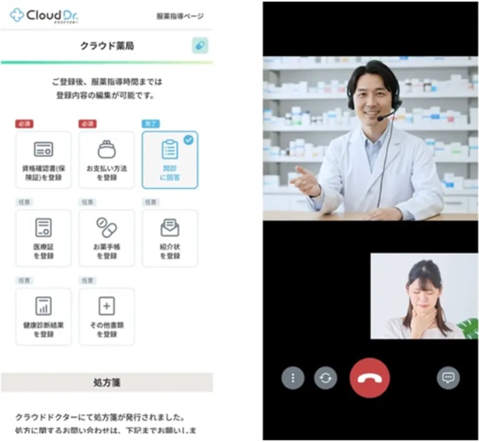 オンライン服薬指導の流れ