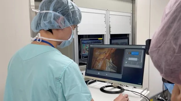 手術室での実証の様子