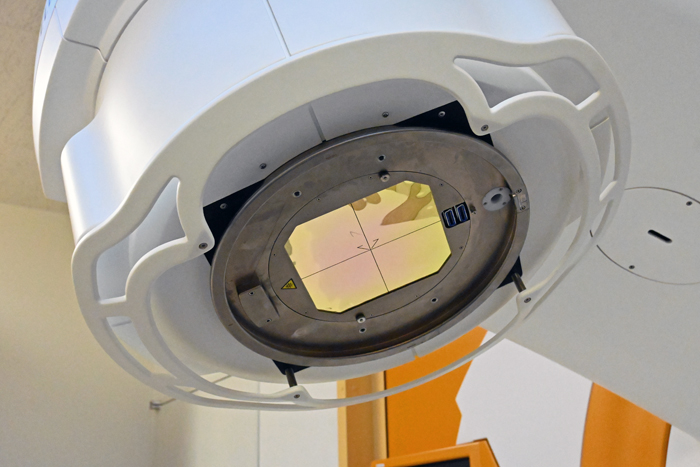 「リニアック」のX線照射部分