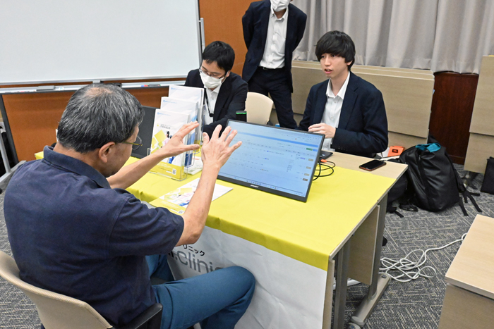 NTTプレシジョンメディシンのブース